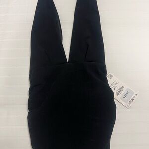 Zara Black halter womens top.